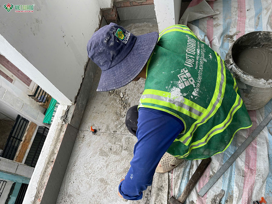 Xây dựng nhà 5 tầng 4x12m chị An quận Tân Phú