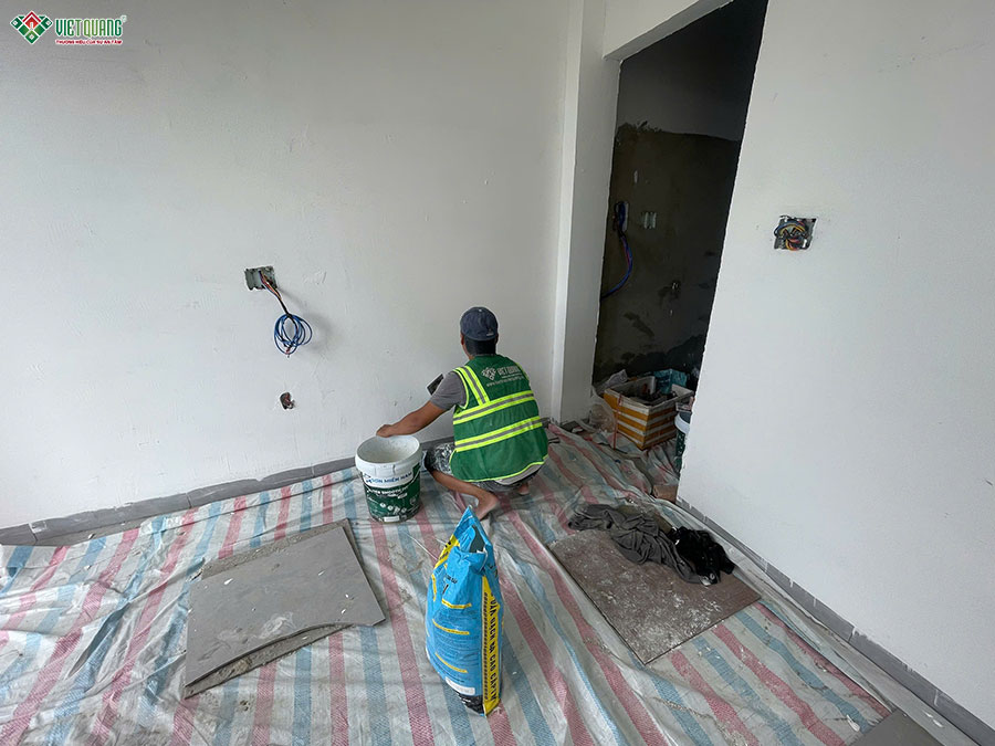 Xây dựng nhà 5 tầng 4x12m chị An quận Tân Phú