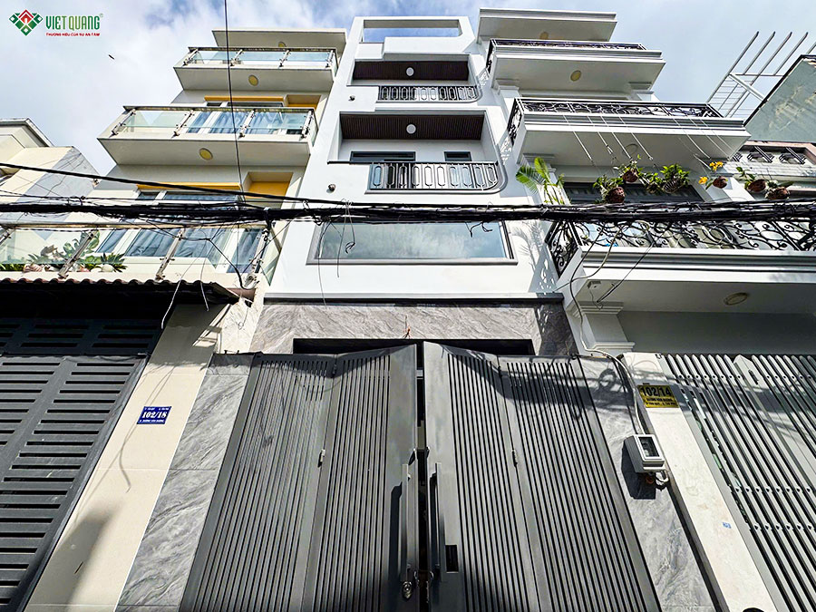 Bàn giao nhà 5 tầng 4x12m chị An quận Tân Phú