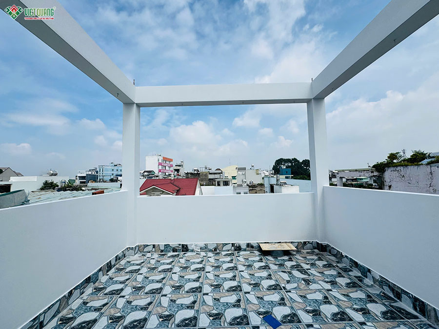 Bàn giao nhà 5 tầng 4x12m chị An quận Tân Phú