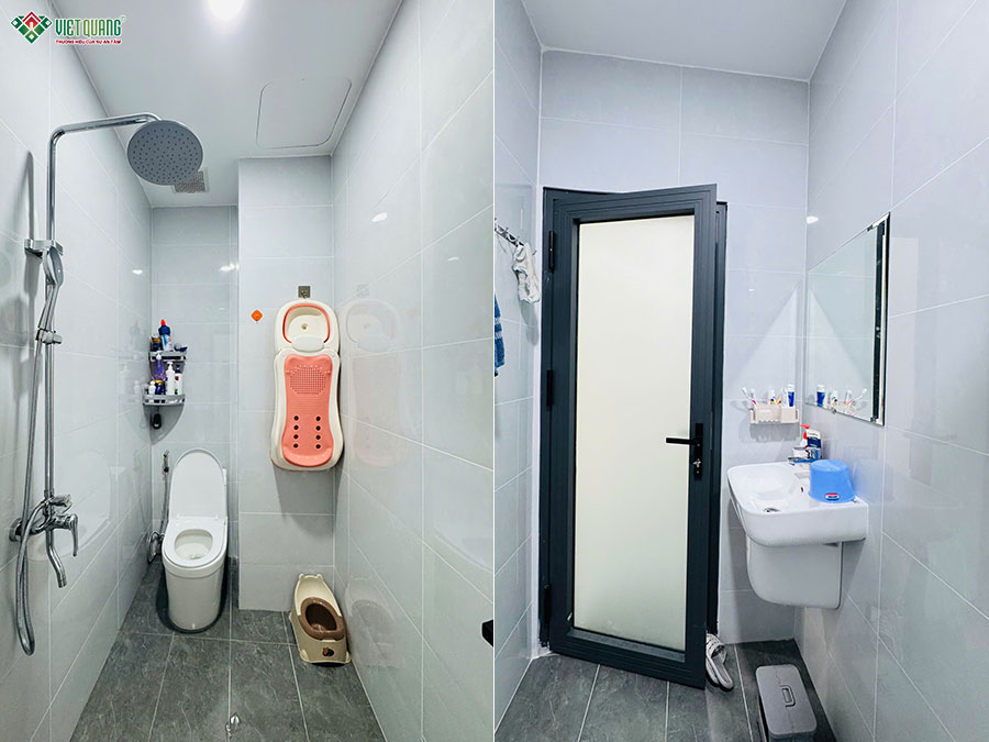 Bàn giao nhà 5 tầng 4x12m chị An quận Tân Phú