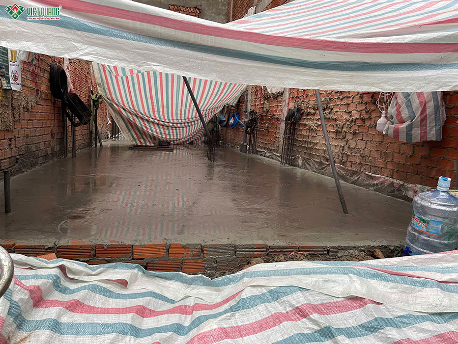 Xây dụng nhà 5 tầng 4x12m chị An quận Tân Phú