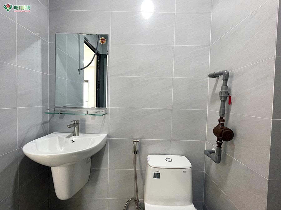 Bàn giao nhà phố 3 tầng tum sân thượng 5x18m thi công trọn gói