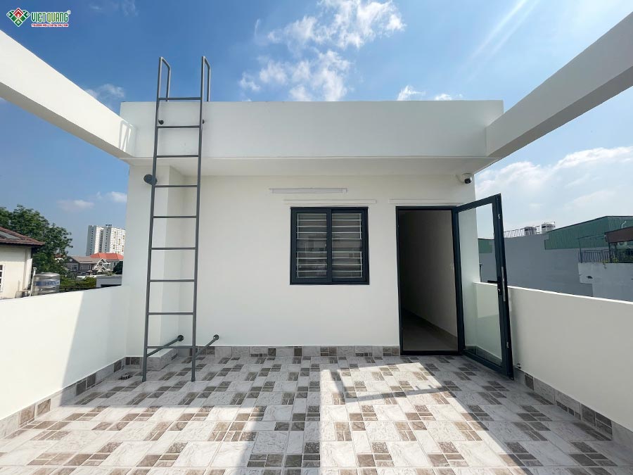 Bàn giao nhà phố 3 tầng tum sân thượng 5x18m thi công trọn gói