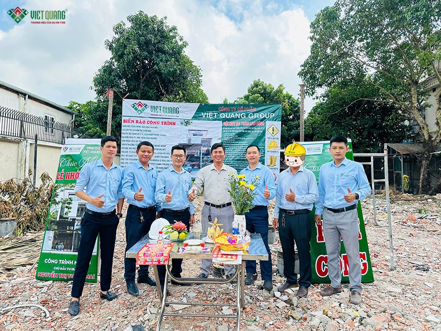 Khởi công xây dựng biệt thự 1000m2 cho gia đình Cô Mai Quận Bình Thạnh