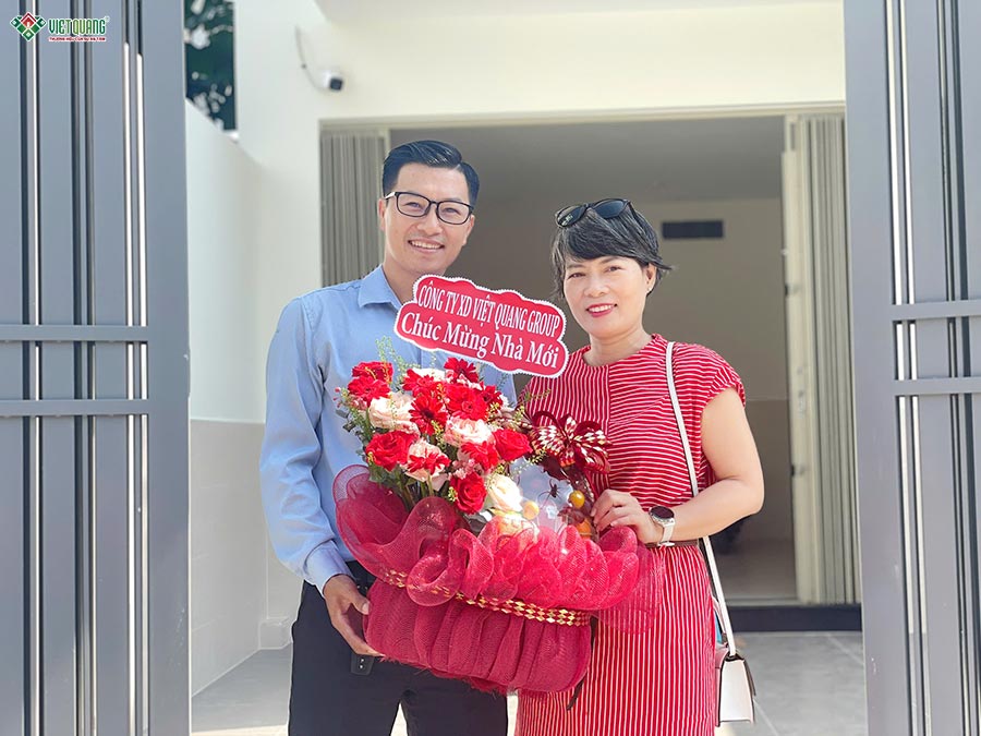 Bàn giao nhà phố 3 tầng tum sân thượng 5x18m thi công trọn gói