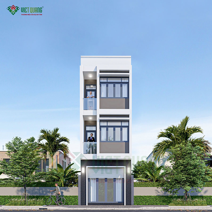 Mẫu thiết kế nhà phố 3 tầng chị Yến quận Bình Thạnh