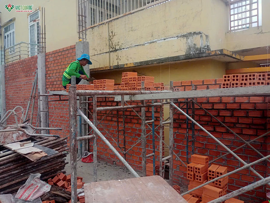 Xây dựng trọn gói nhà phố 3 tầng 4x12m cho anh Hân phường Tân Thuận Đông