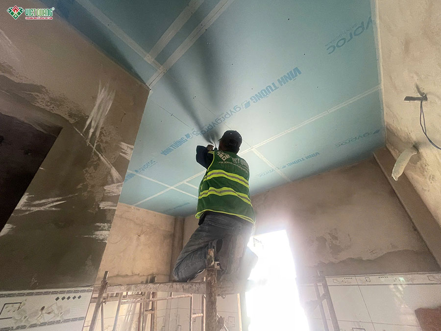 Xây dựng trọn gói nhà phố 3 tầng 4x12m cho anh Hân phường Tân Thuận Đông