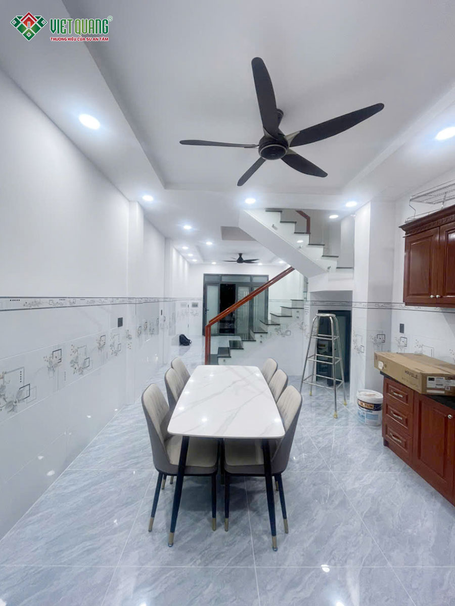Xây dựng trọn gói nhà phố 3 tầng 4x12m cho anh Hân phường Tân Thuận Đông