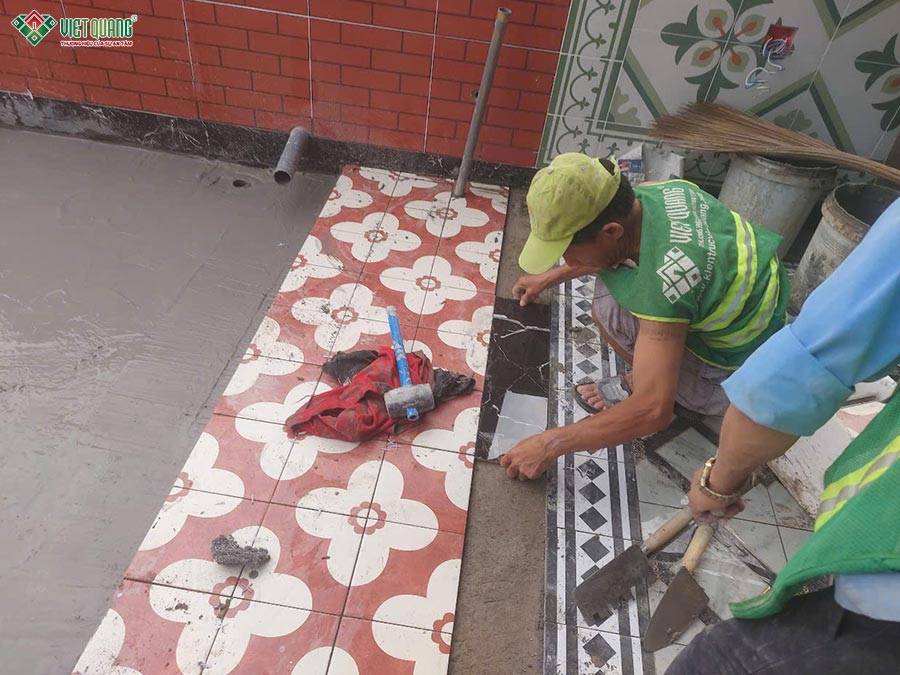 Thi công sửa nhà 1 trệt 12 lầu sân thượng