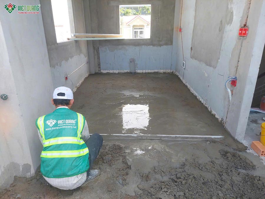 Thi công sửa nhà 1 trệt 12 lầu sân thượng