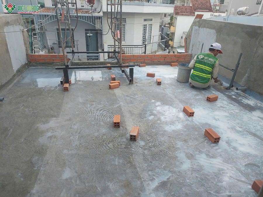 Thi công sửa nhà 1 trệt 12 lầu sân thượng