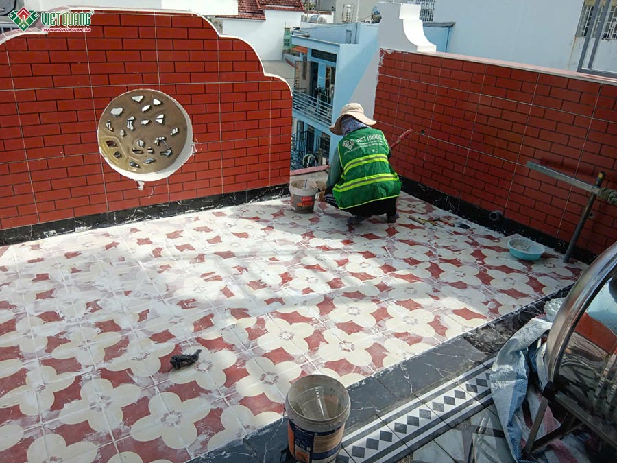 Thi công sửa nhà 1 trệt 12 lầu sân thượng