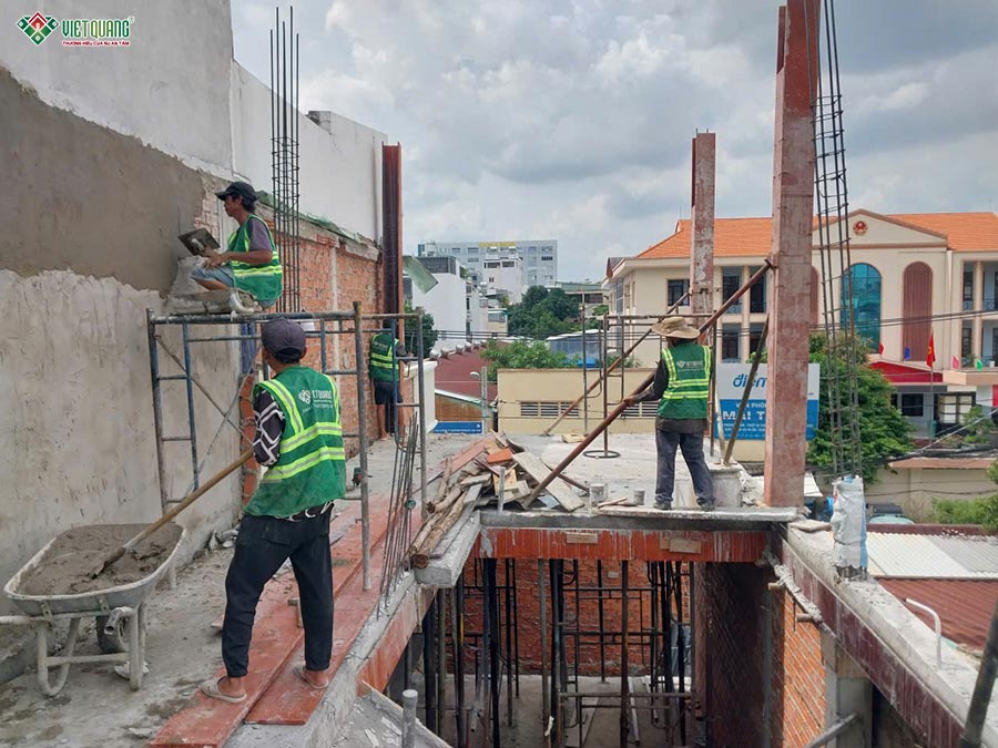 Xây dựng nhà phố 3 tầng tân cổ điển 4.5x20m