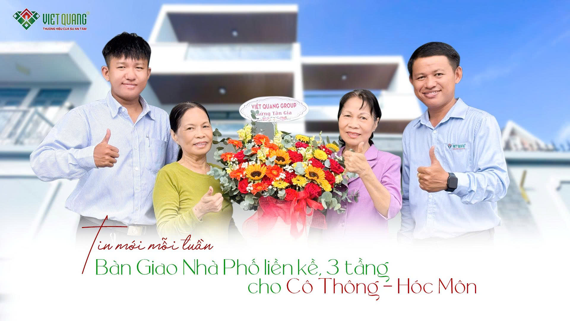 Những chi sẻ chân thực của Cô Thông Hóc Môn khi nhận nhà phố liền kề 3 tầng 