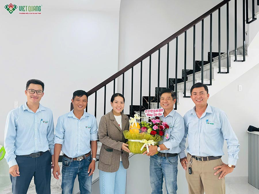 90 ngày tạo dựng, một tổ ấm gắn bó – Việt Quang Group bàn giao nhà 3 tầng 5x10m cho gia đình anh Tiến quận 12