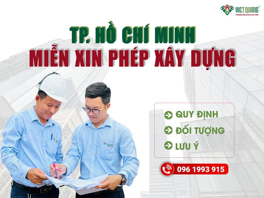 TP.HCM miễn giấy phép xây dựng: Cơ hội vàng cho người dân và những điều cần lưu ý