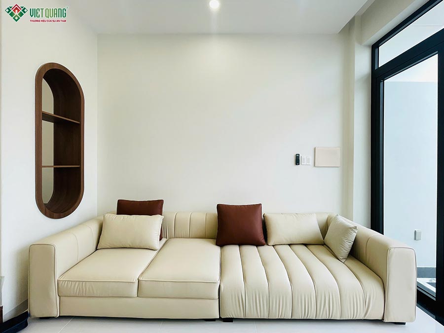 Bàn giao thiết kế thi công xây dựng trọn gói nhà 2 tầng 4x17m chị quyên Hóc Môn