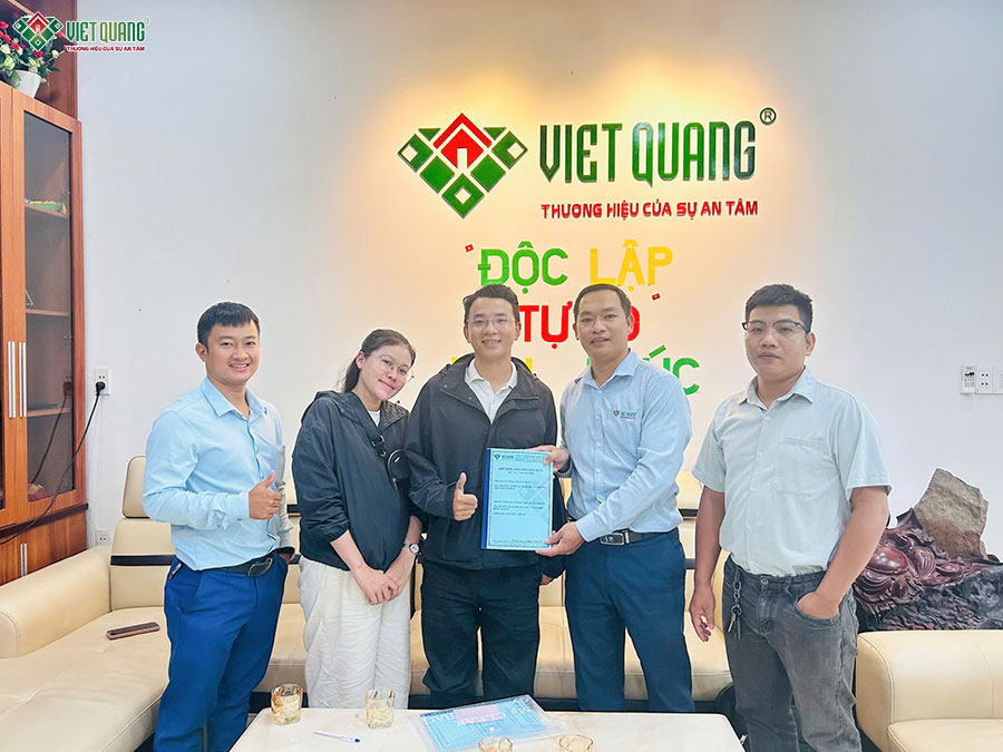 Ký hợp đồng sửa nhà 1 trệt 1 lầu sân thượng cùng gia đình anh Dũng Phường Hiệp Bình, TP.HCM 