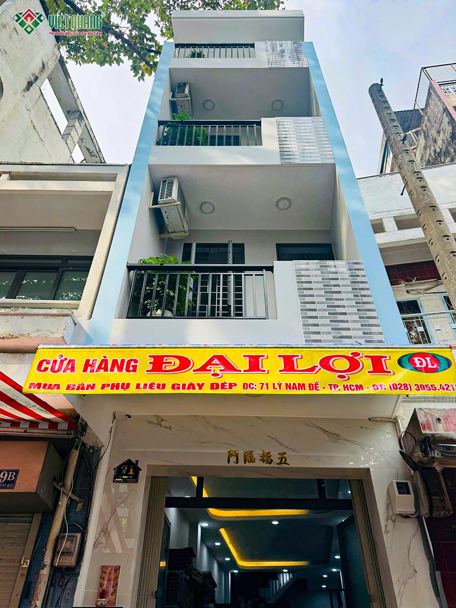 Thi công xây dựng nhà phố 1 trệt 2 lầu tum sân thượng 4x12m cho gia đình Chú Liệt ngụ Quận 11