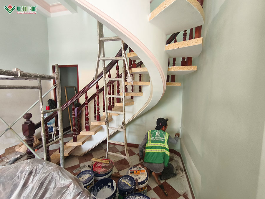 Sửa chữa nâng tầng nhà 2 tầng thành nhà 3 tầng tùm sân thượng