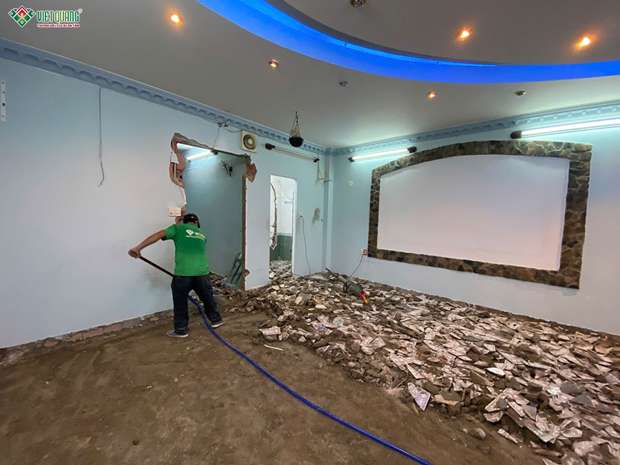 Sửa nhà trọn gói 4 tầng 5x17m anh Lộc Phường Cầu Kiệu Mới