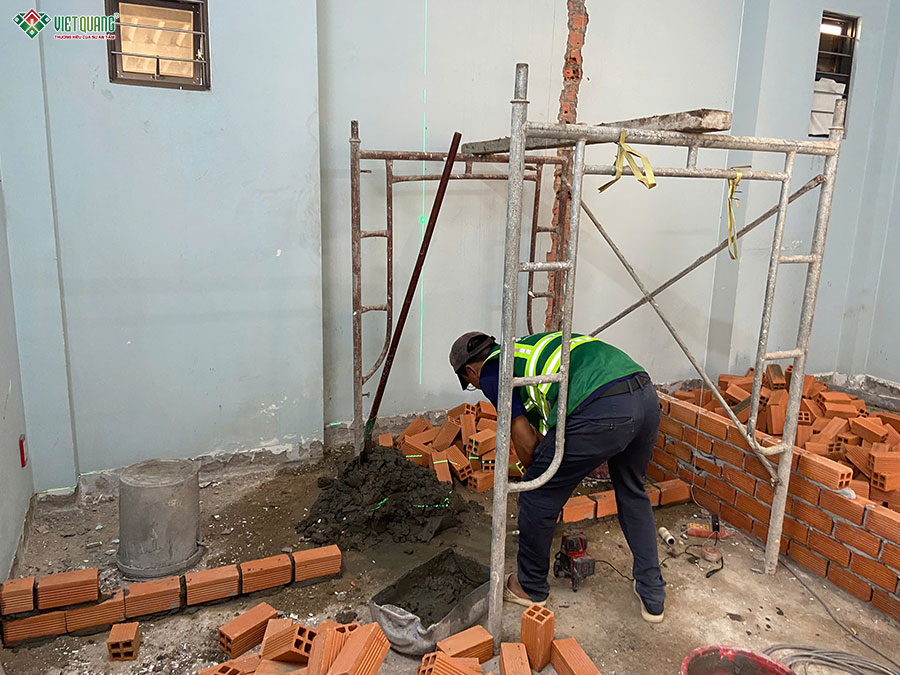 Sửa nhà trọn gói 4 tầng 5x17m anh Lộc Phường Cầu Kiệu Mới