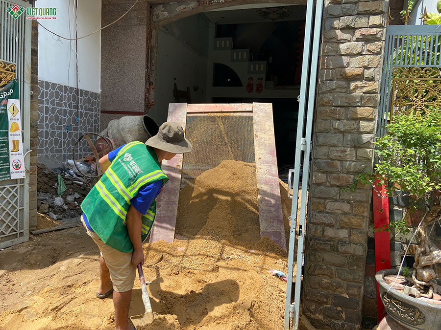 Sửa nhà trọn gói 4 tầng 5x17m anh Lộc Phường Cầu Kiệu Mới