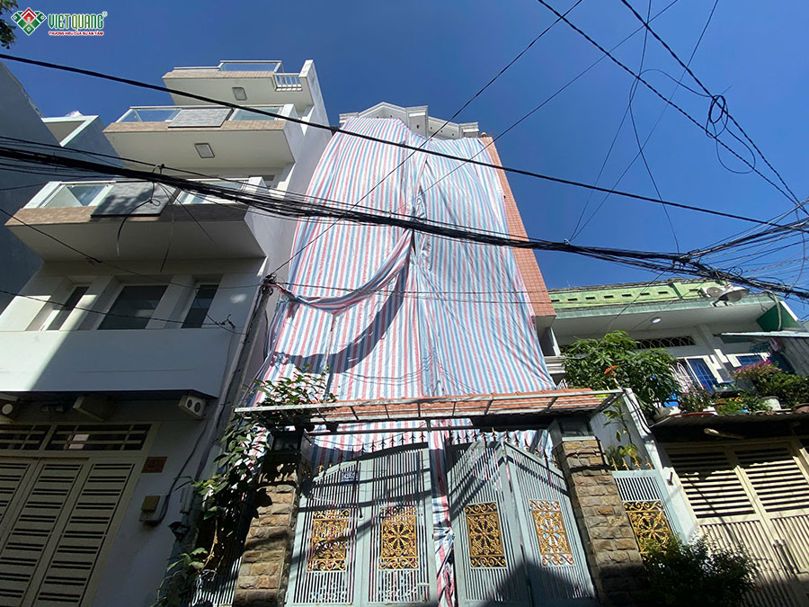 Sửa nhà trọn gói 4 tầng 5x17m anh Lộc Phường Cầu Kiệu Mới