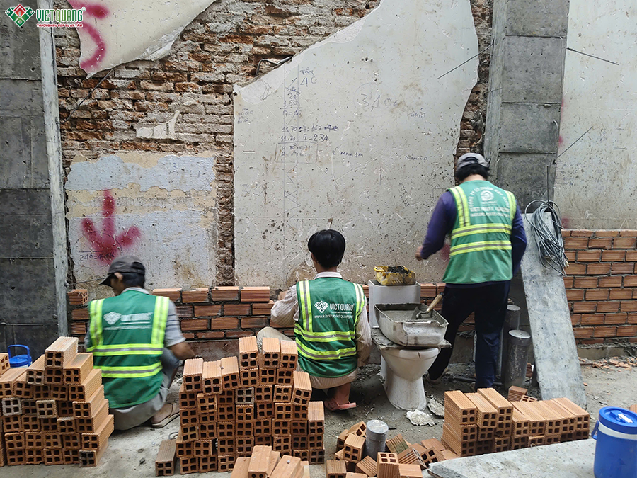 Xây dựng trọn gói nhà 4 tầng có gác lửng 4x26m