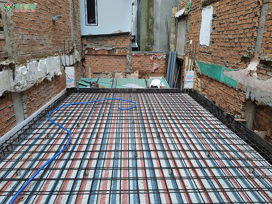 Xây dựng trọn gói nhà 4 tầng có gác lửng 4x26m