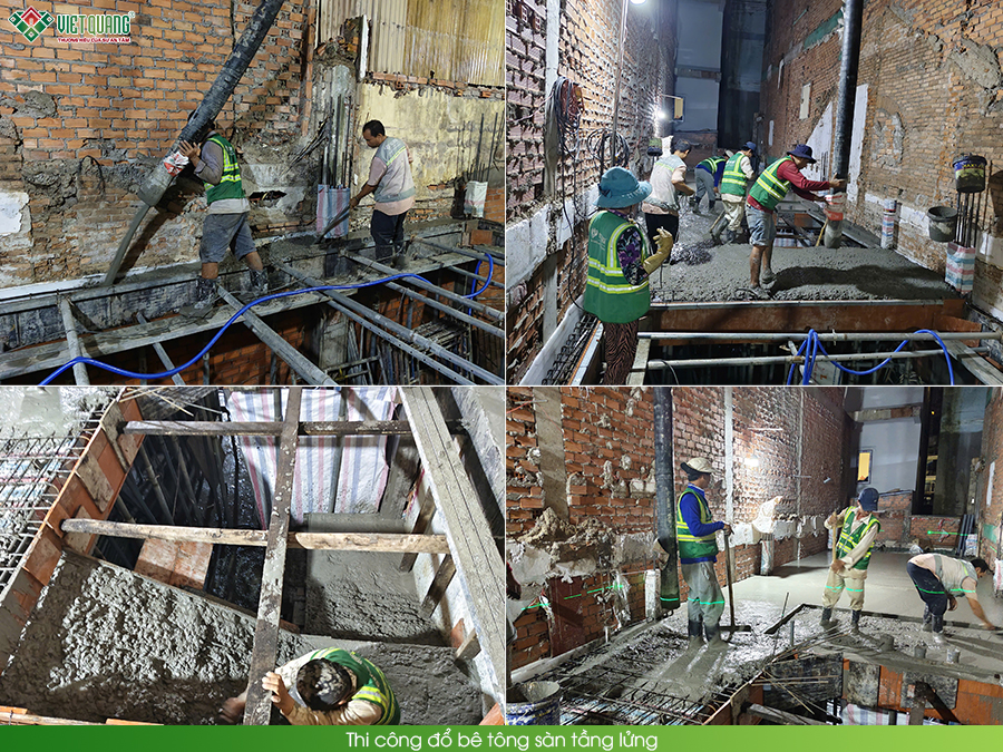 Xây dựng trọn gói nhà 4 tầng có gác lửng 4x26m