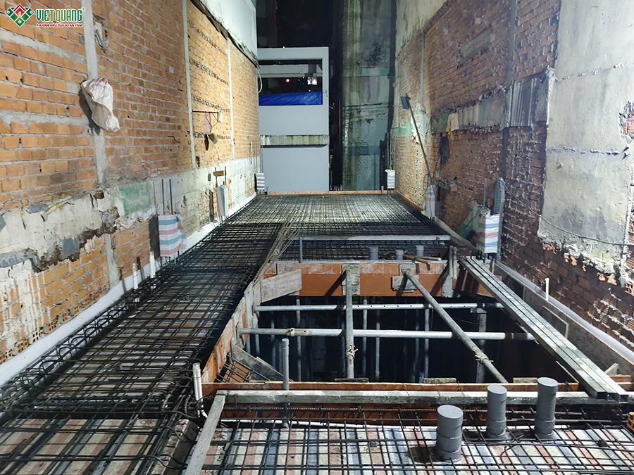 Xây dựng trọn gói nhà 4 tầng có gác lửng 4x26m