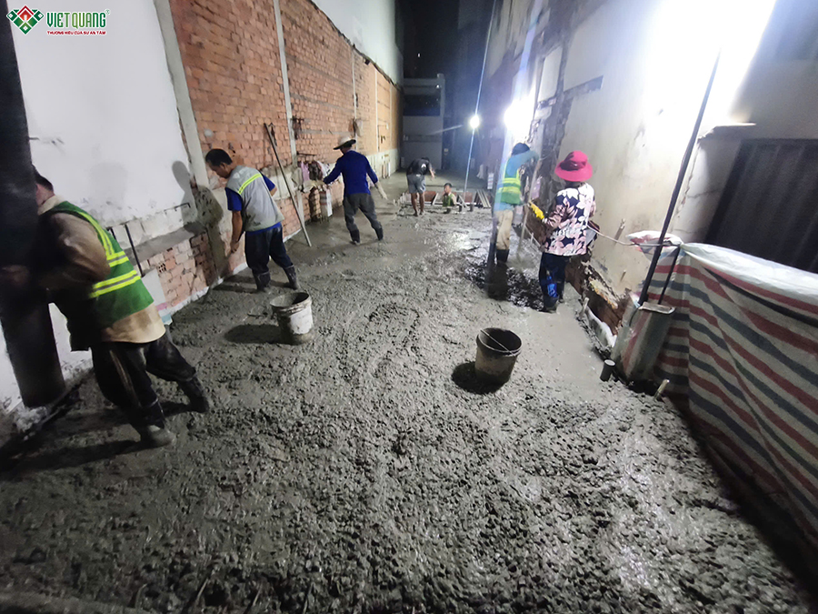 Xây dựng trọn gói nhà 4 tầng có gác lửng 4x26m