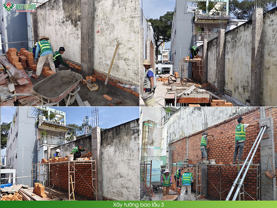 Xây dựng trọn gói nhà 4 tầng có gác lửng 4x26m