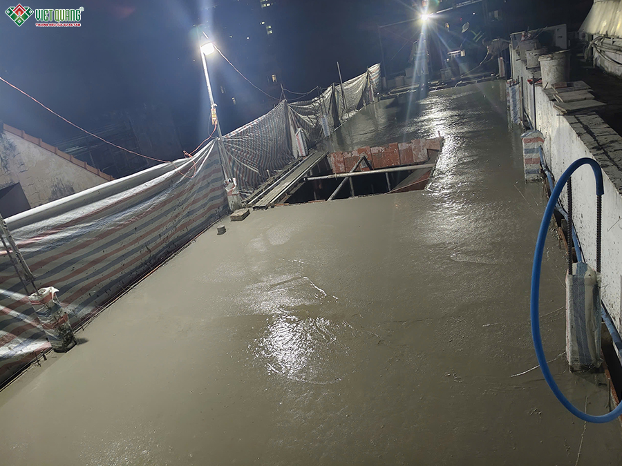 Xây dựng trọn gói nhà 4 tầng có gác lửng 4x26m