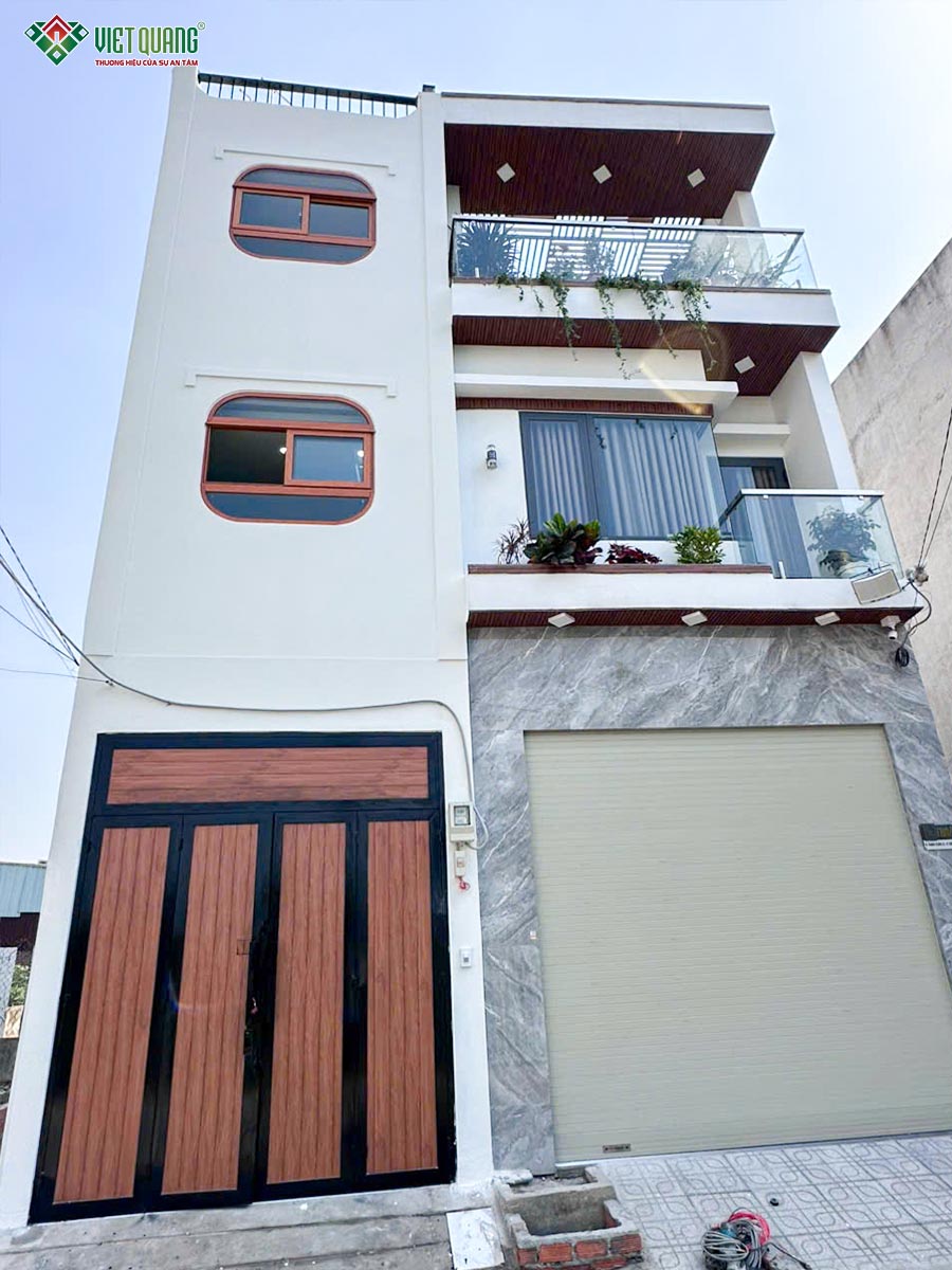 Hành trình xây dựng nhà 4 tầng 4x12m – Không gian sống hiện đại cho gia đình anh Nghĩa phường Thới An