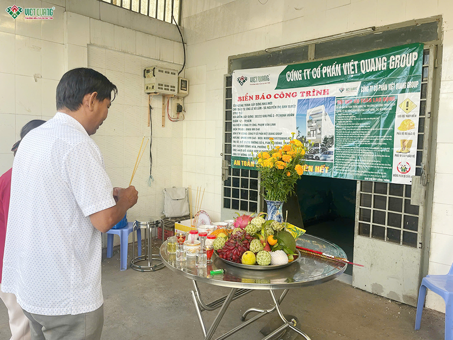 Khởi công xây nhà 1 trệt 2 lầu 6x16m