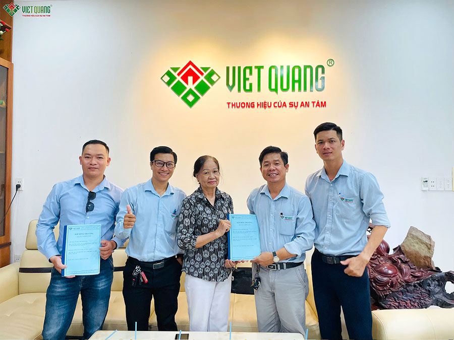 Niềm tin nhân đôi – Việt Quang Group tiếp tục đồng hành xây dựng căn nhà thứ 2 cùng gia đình cô Xuân 