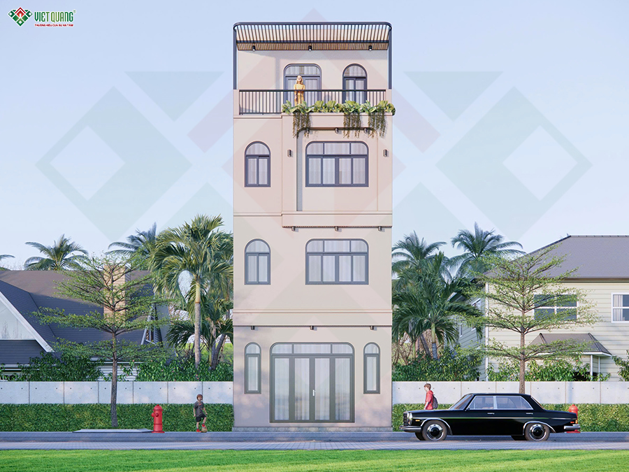 [Đang thi công] Xây dựng trọn gói nhà 3 tầng tum sân thượng 505x9m anh Hùng phường An Khánh, TP.HCM 