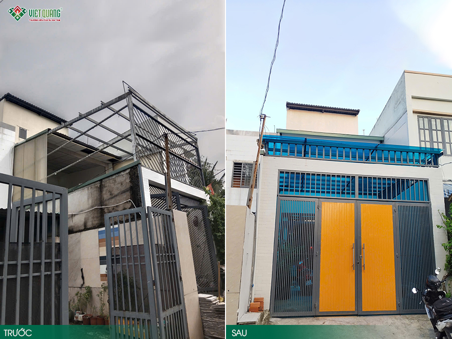 Tái sinh nhà phố 1 trệt 1 lầu tum 4x20m: Giải pháp sửa nhà trọn gói cho gia đình anh Cường