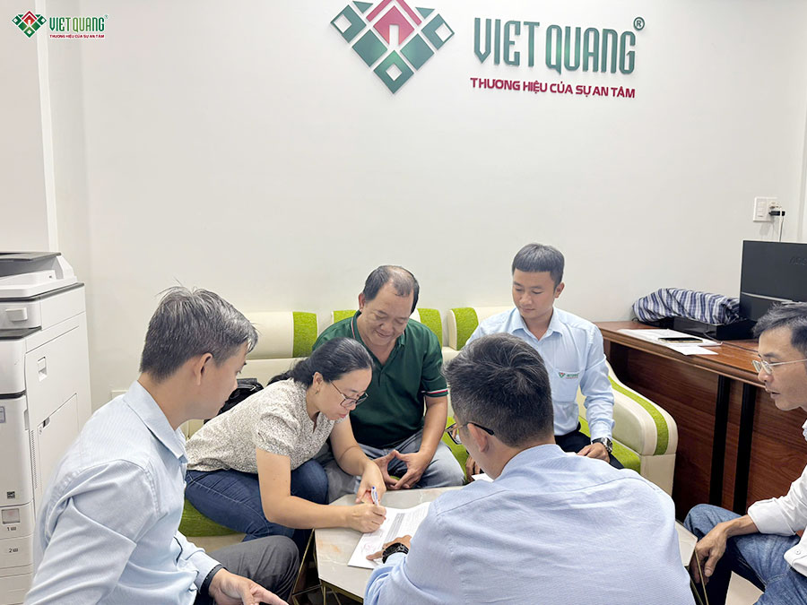 Ký hợp đồng sửa nhà trọn gói anh Chinh phường Sài Gòn