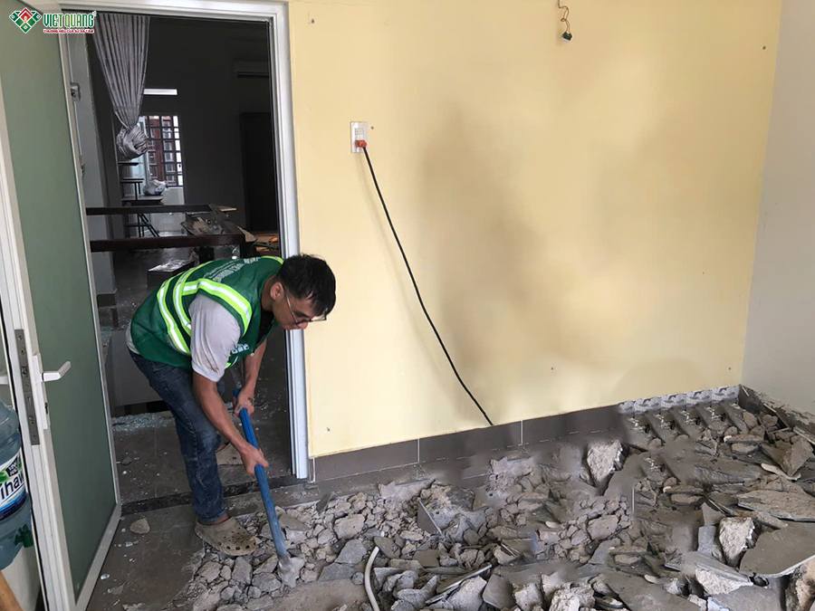 Sửa chữa nhà phố 3 tầng 4x16m phường Phú Thọ Hòa