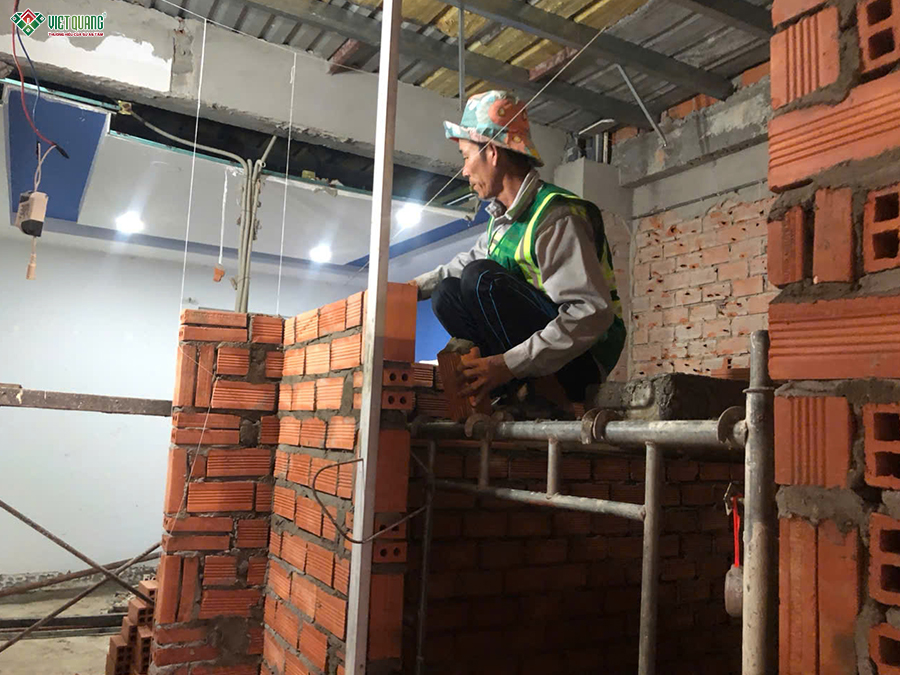 Sửa chữa nhà phố 3 tầng 4x16m phường Phú Thọ Hòa