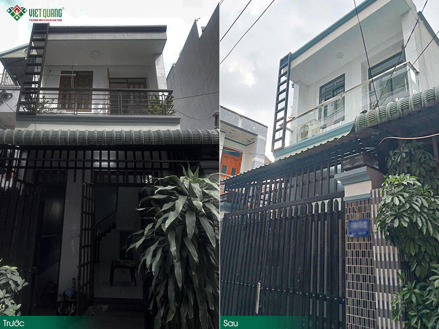 Không gian nhà 1 trệt 1 lầu 4x19m mới sau 75 ngày – Hành trình cải tạo tổ ấm của gia đình chị Dỹ phường Thông Tây Hội, TPHCM 