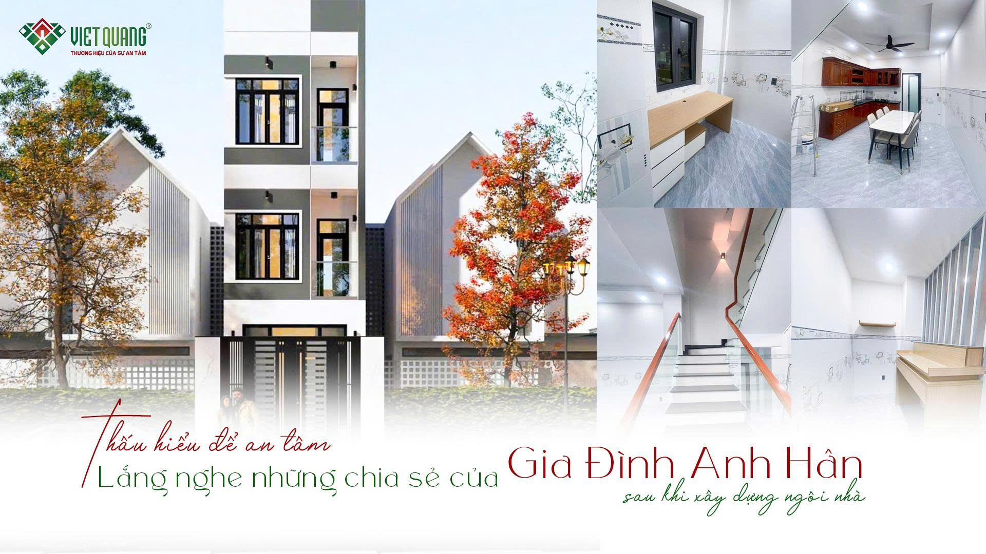 Lắng nghe ý kiến đánh giá từ gia đình anh Hân về công tác thi công xây dựng