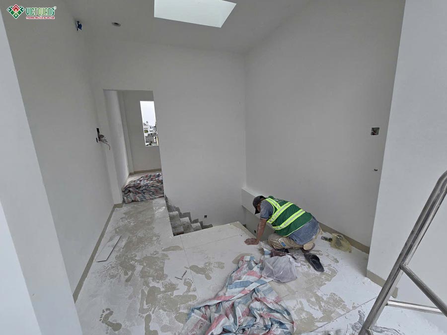 Cải tạo nâng tầng nhà cấp 4 gác lửng 4x12m