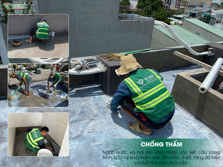 Chống thấm tăng tuổi thọ công trình