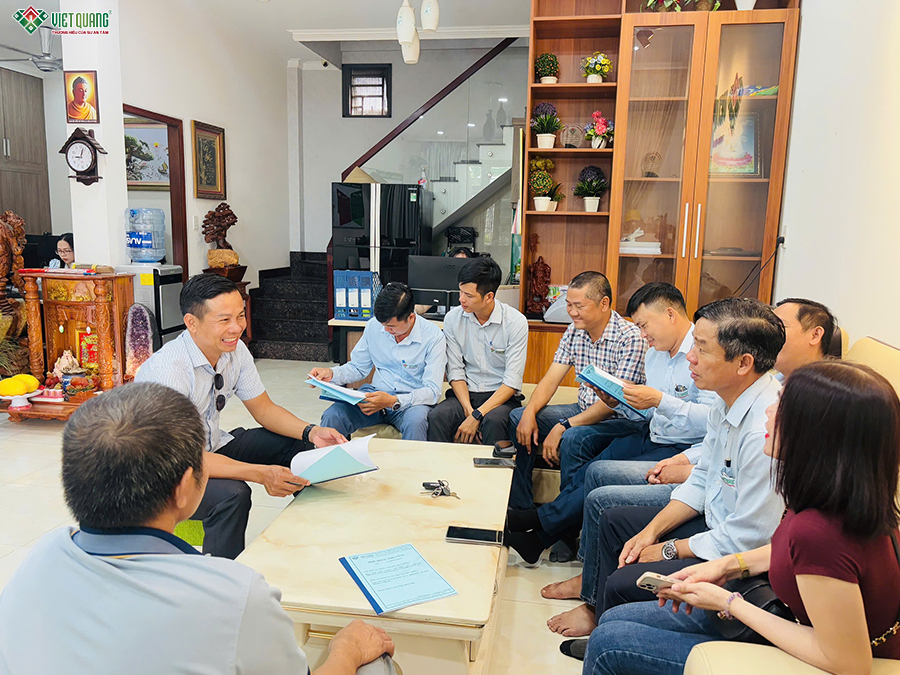 ký hợp đồng xây nhà trọn gói anh Đồng Phường Tây Thạnh